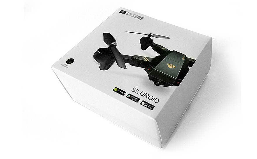 Folding fixed-height aerial drone